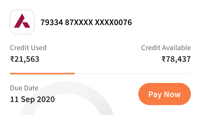 The Freecharge Axis Bank virtual credit card